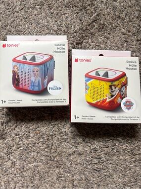Bundle of Brand-New Tonies Sleeves– Frozen & PAW Patrol Styles